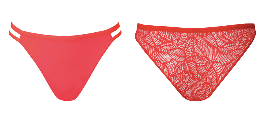 High-waisted Panty La First - Red Hot