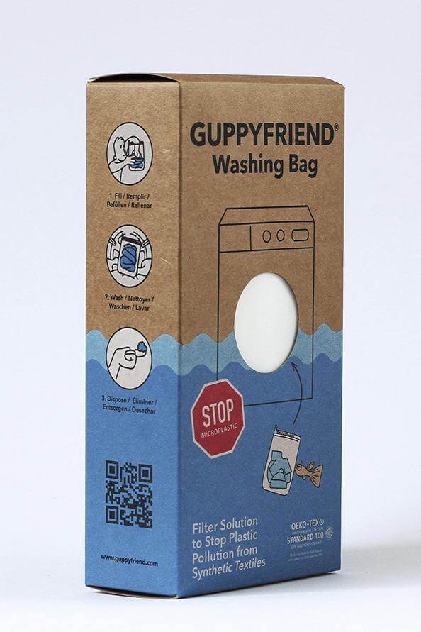 BOTT Lingerie vous propose un sac GUPPYFRIEND de lavage pour votre lingerie : à utiliser comme solution filtrante pour arrêter les microparticules de plastique des textiles synthétiques lors de votre lavage en machine